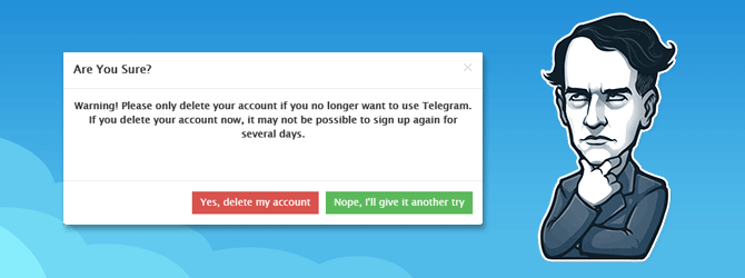 Как удалить аккаунт в Telegram самостоятельно